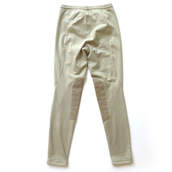 Kerrits Girls Knee Patch Performance Riding Tights Tan XL 16-18 Equestrian - Picture 3 of 15